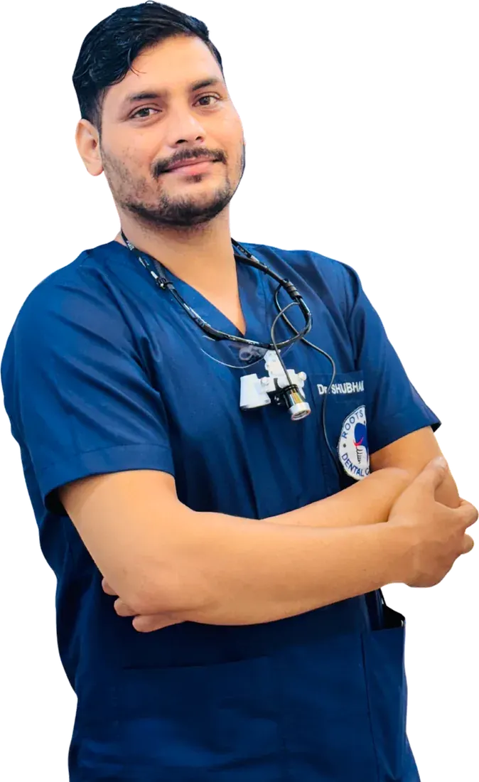 Dr. Shubham Tripathi, dental surgeon and founder of Roots & Pulp Dental Clinic
